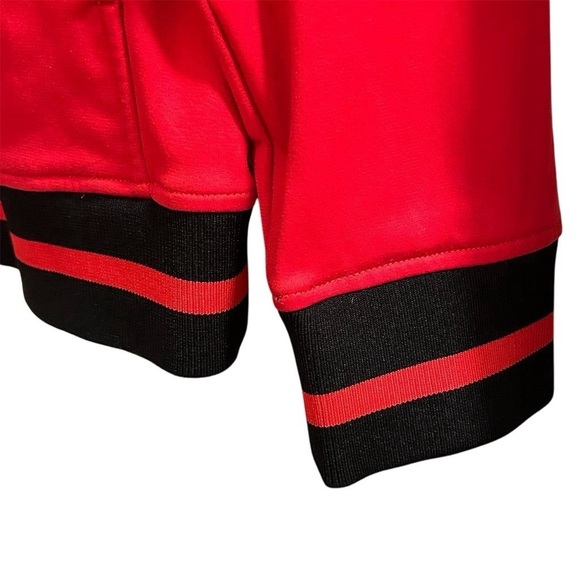 The North Face Men's Track Jacket Size L Red Full Zip Casual - Picture 8 of 12